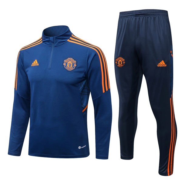 Sudadera De Training Manchester United 2022-2023 Azul